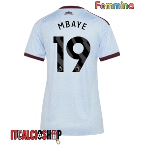 Aston Villa Ibrahim Mbaye #19 Terza Maglia Femmina 2026-27 Manica Corta